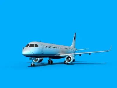 Embraer Emb-190 Corporate 1 3D model