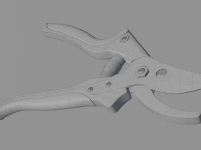 Gardening Shear 3D model 3D model