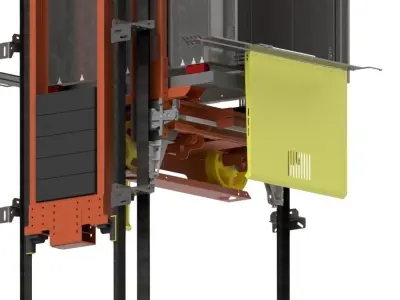 Elevator 800kg 3D model