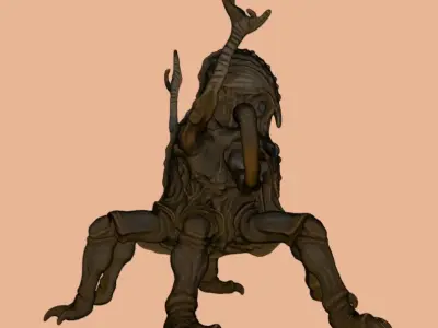 XarvZhul The Thousand-Eyed Herald 3D print model