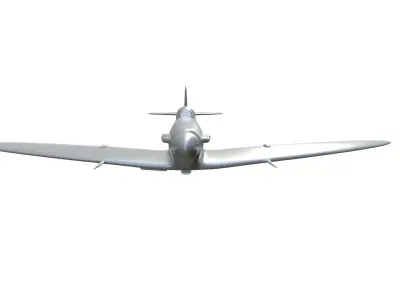Spitfire Mk I B fighter model for 3D-printing 3D print model