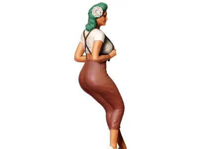N9 Pin-up girl 3D print model
