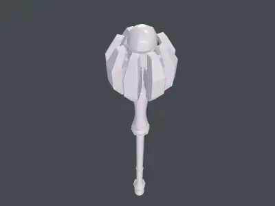 War Wand Low-poly 3D model
