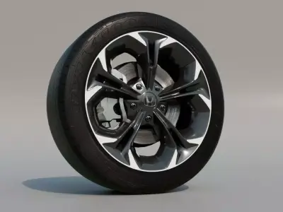 Honda Civic Wheel 3D model