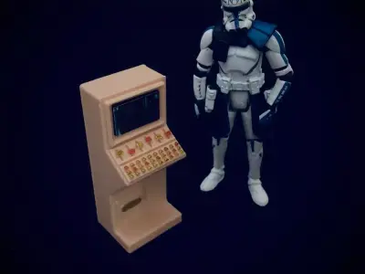 Sci Fi Computer Console 6  3D print model