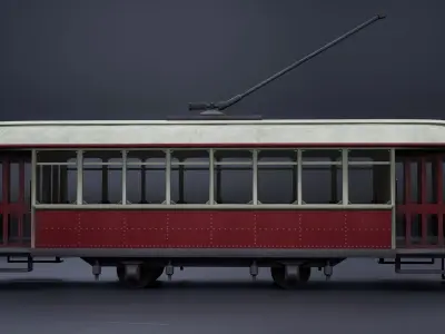 Old Tram 3D model