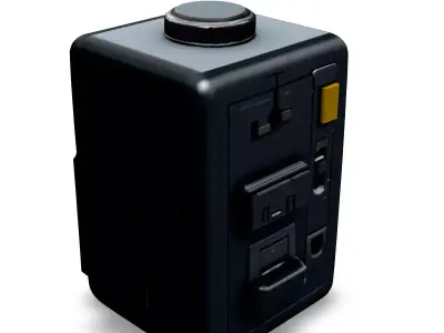 SciFi Retro MultiFunction Device Low-poly 3D model