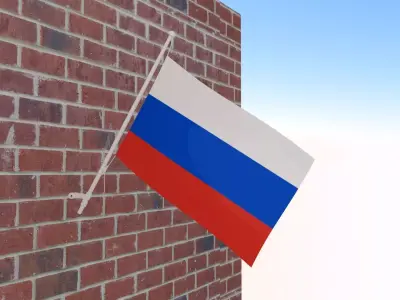 Flag of Russia 3D model purchase