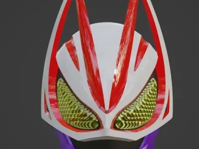 Kamen rider Geats Zombie form JAW PART ONLY 3D printable 3D print model