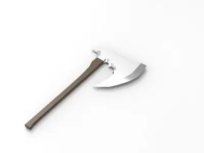 Battle Axe Free 3D model buy