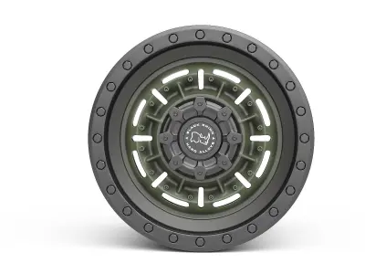 Black Rhino Abrams Olive Drab Green 3D model