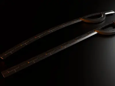 Sci-fi Blade  3D model