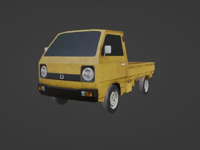 Suzuki Carry ST90 Pick Up Low-poly 3D model