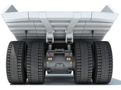 Mining Dump Truck 3D model from CGTrader