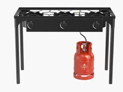 Camp Stove 2 3D model