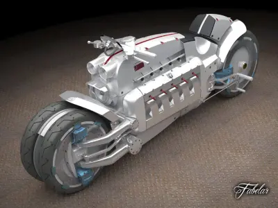 Dodge Tomahawk concept 3D model