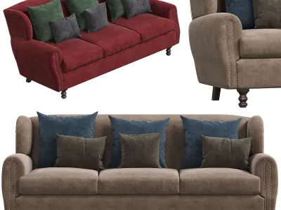 Cinema Sofa 3D model