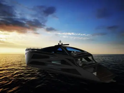 Yacht Concept 3D model