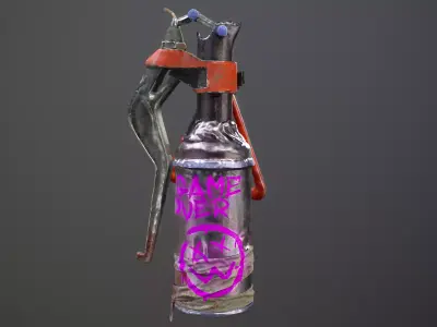 Scrap Grenade Low-poly 3D model