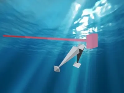shark rigged animated Low-poly 3D model