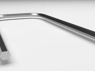 U Shaped Allen Wrench 3D model