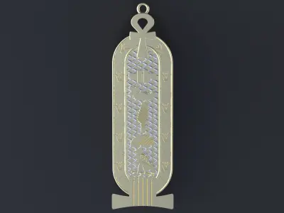 Egyptian-style pendants 3D print or CNC model  3D print model