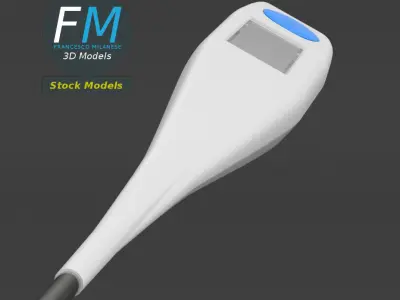 Digital thermometer 3D model