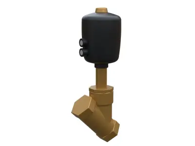 pneumatic valve construction 3D model