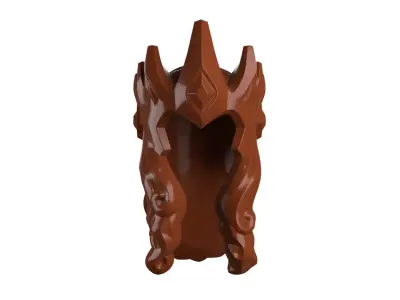 Custom3Dprint Minifigure Accessory - Minifigure Hair S2 - 136 3D print model