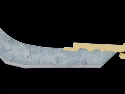 sword model Low-poly 3D model 5