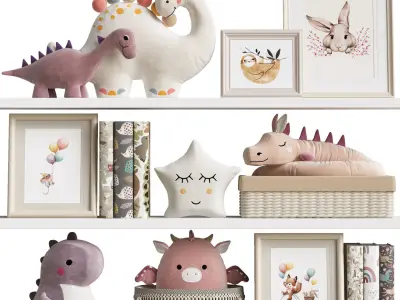 Kids Room Decor 139 3D model