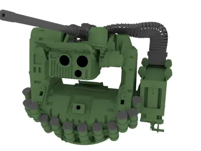 Guardian 20 RWS REMOTE WEAPON STATION turret 3D model