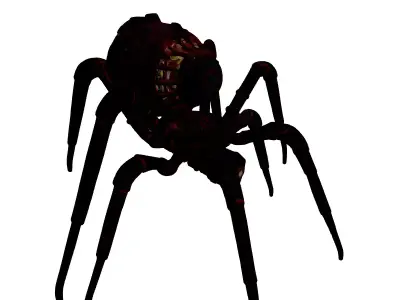 SciFi Robotic Spider Drone 3D model