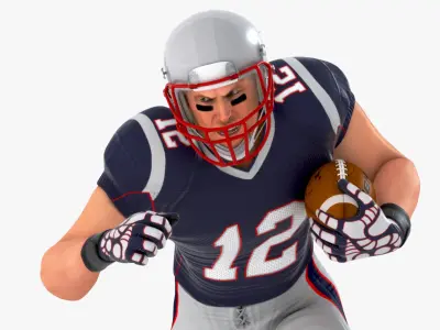  White American Football Player HQ Standard License 