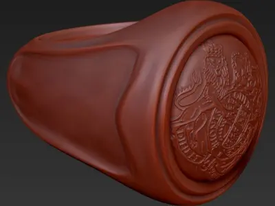 Ring Cinematic gamedev Low-poly 3D model