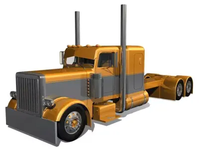 Custom Semi Truck 3D model