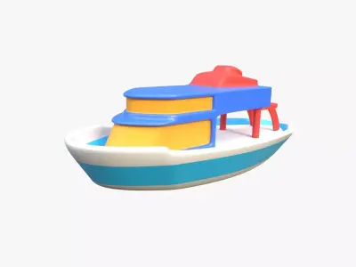 yacht 3D model by slabdsgn from CGTrader