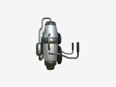 Jetpack A09 Steel - SciFi Character Design Low-poly 3D model
