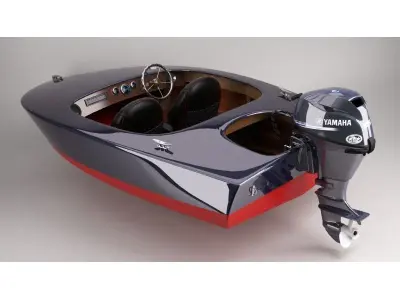 Glen-L Flying Saucer runabout 3D model