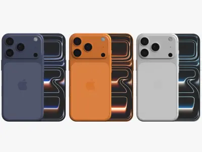 Apple iPhone 17 Pro All Colors  purchase 3D model