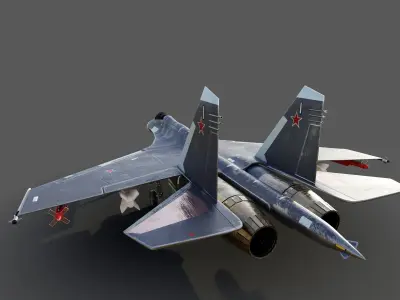 Sukhoi Su-35 3D model purchase
