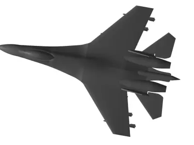 Sukhoi Su-27 3D model purchase