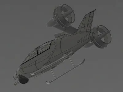 NORD 501 combat VSTOL 3D print model