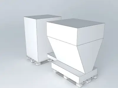 Tarax Chips Duplex wood chips boiler Free 3D model