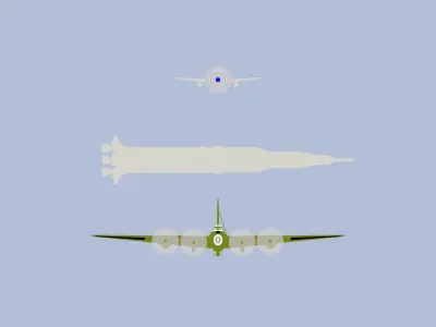 History in Flight 2D 3D Model Collection