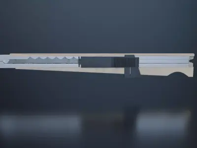 Cutter Knife - High-Detail 3D Prop Free 3D model