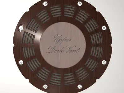 Yacht Deck Vent Free 3D model