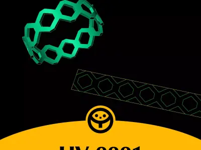 HV-0001 Patern for ring under part  3D print model