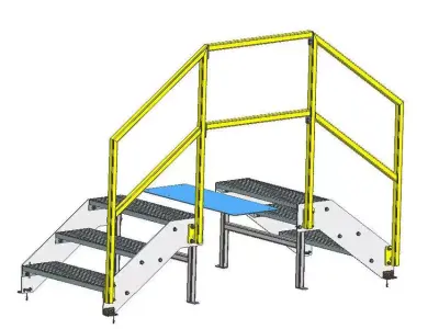 Escada Low-poly 3D model