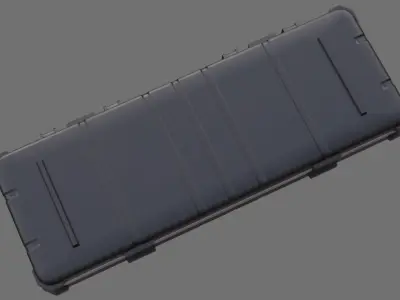 Military Case 2A Low-poly 3D model